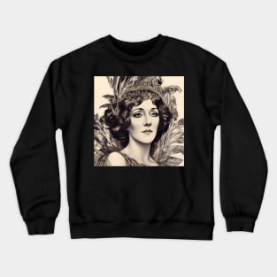 Gloria Swanson drawing Crewneck Sweatshirt